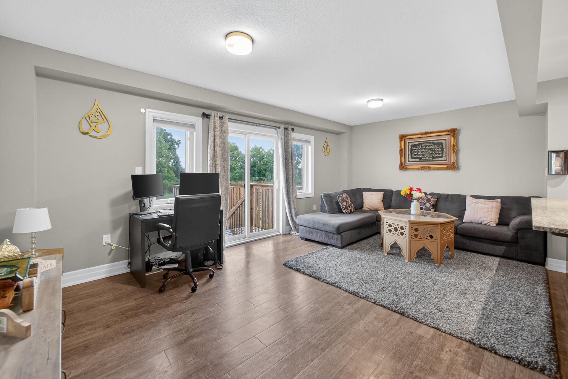 Third bedroom with large window