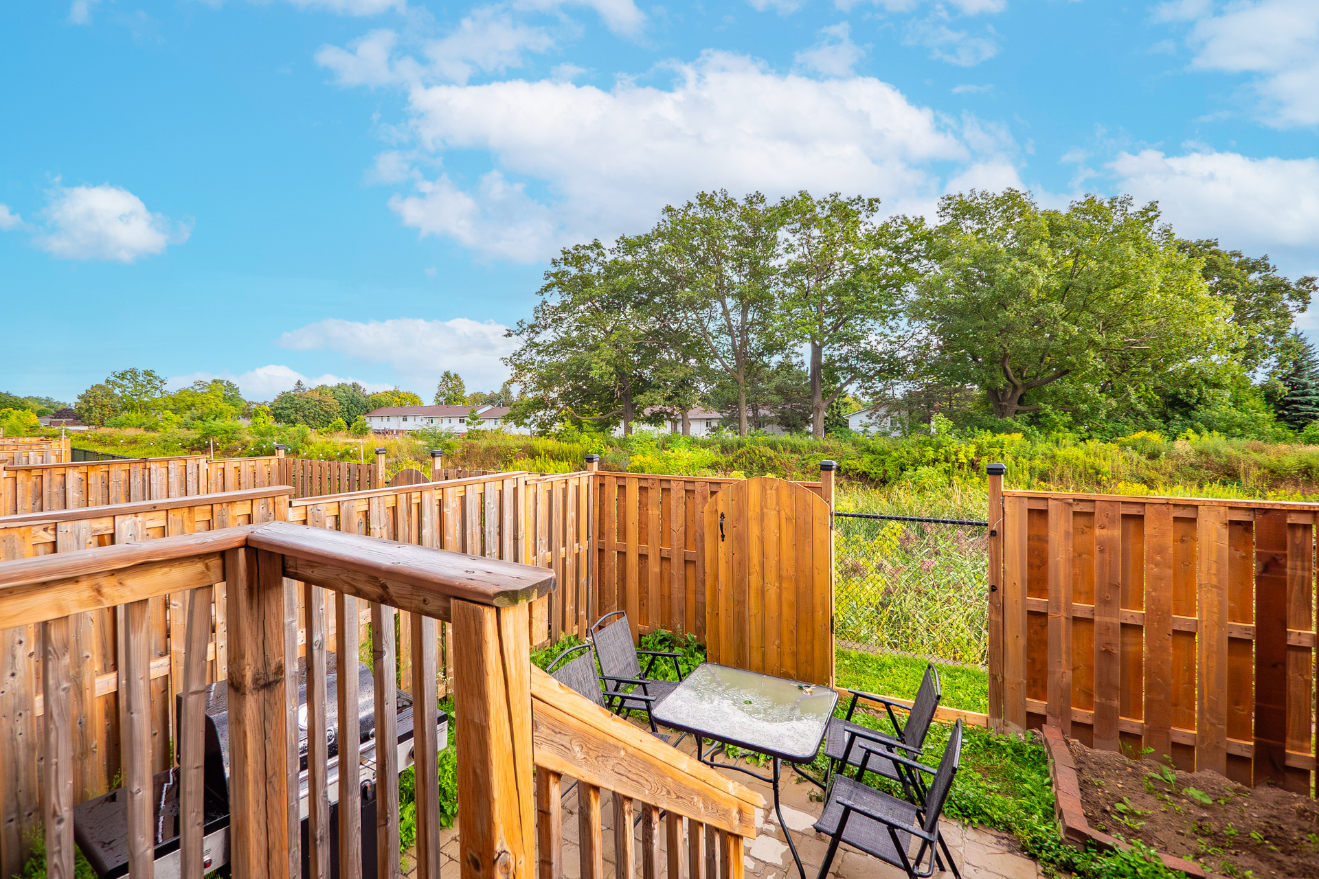 Single car garage and driveway